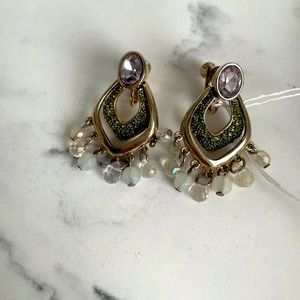 Vintage Art Deco Beaded Earrings
